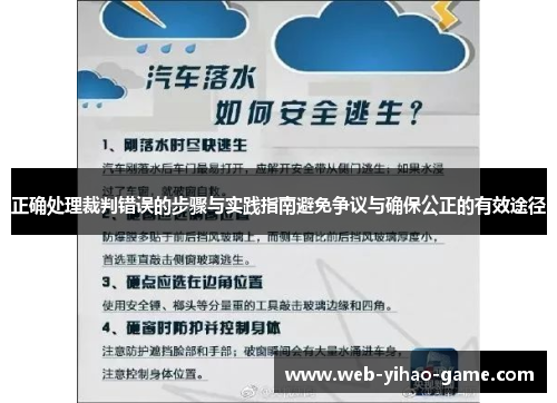 正确处理裁判错误的步骤与实践指南避免争议与确保公正的有效途径 正确处理裁判错误的步骤与实践指南避免争议与确保公正的有效途径