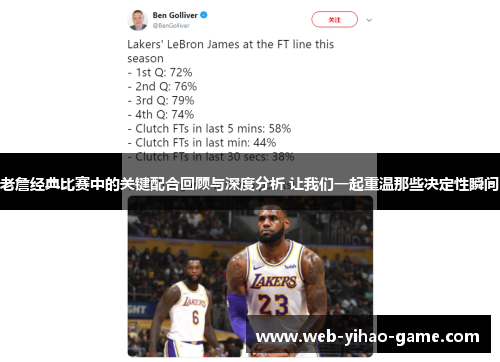 老詹经典比赛中的关键配合回顾与深度分析 让我们一起重温那些决定性瞬间 老詹经典比赛中的关键配合回顾与深度分析 让我们一起重温那些决定性瞬间